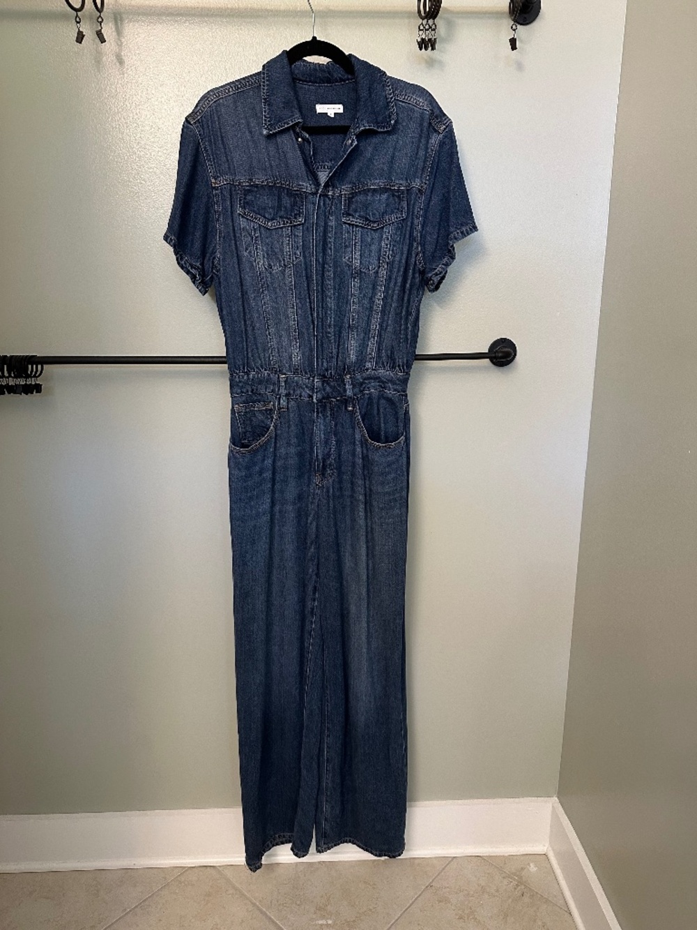 Good American Denim Jumpsuit